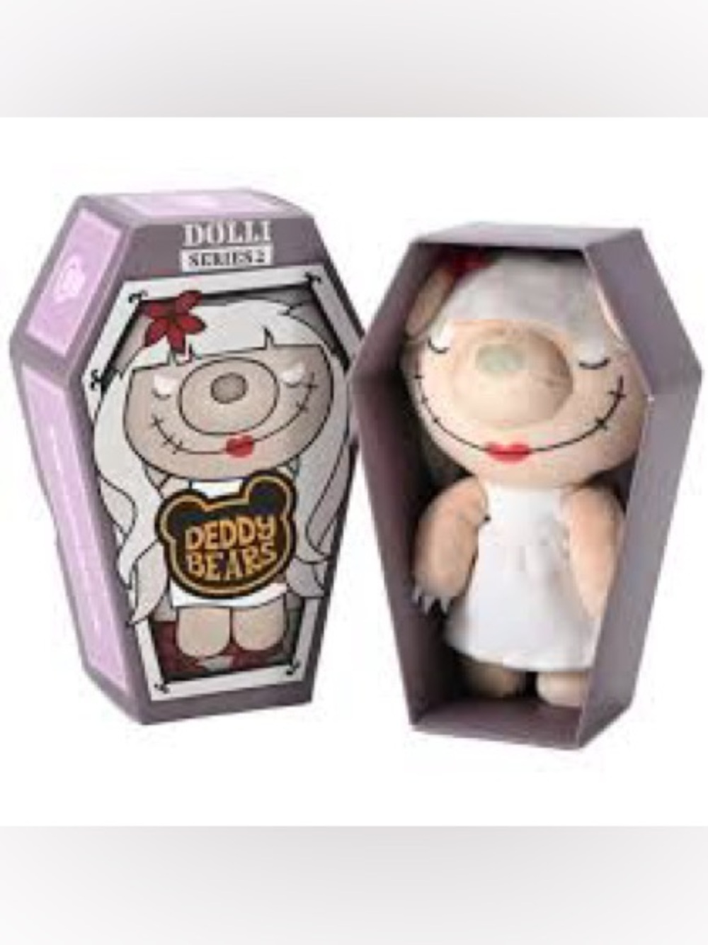 Beddy Bears Doll in Lavender Coffin Box